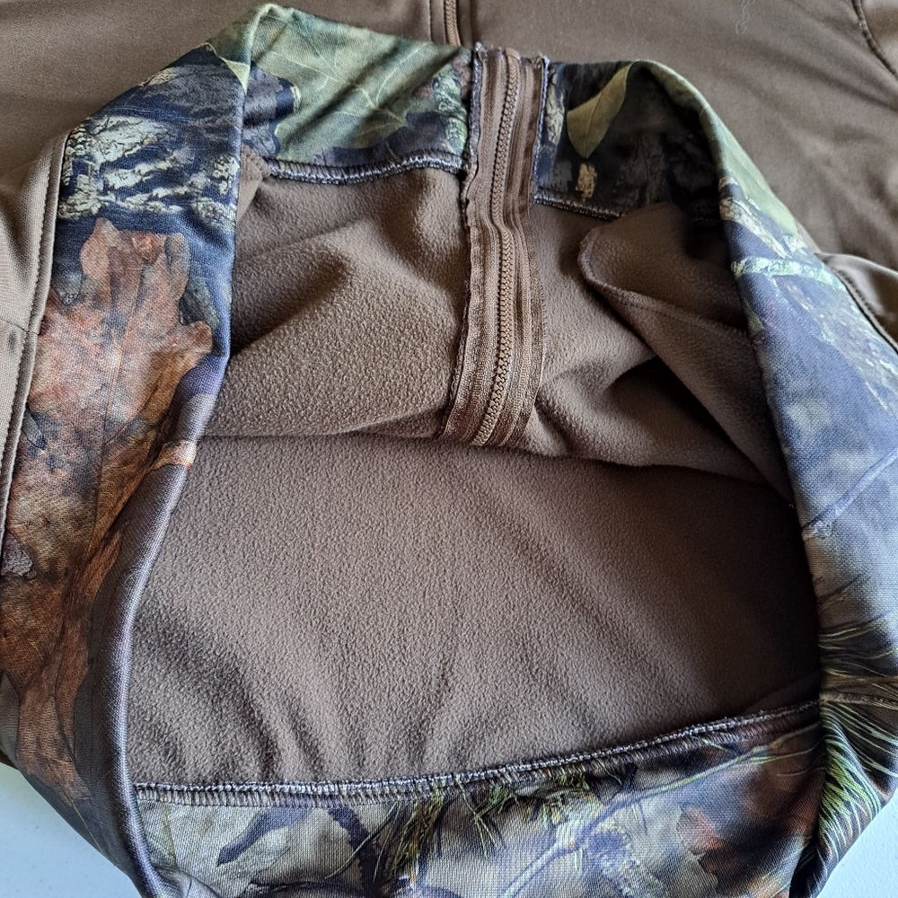 Zip-up Camo Fleece Sweatchirt - Picture 7 of 7